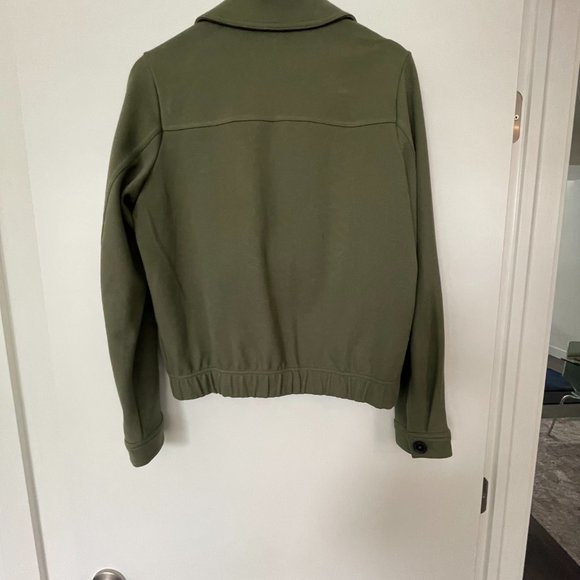 Olive green utlity jacket Banana Republic size M - Picture 3 of 4